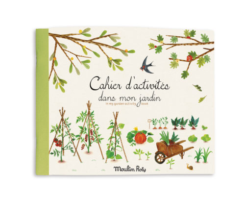 Cahier d'activités "Dans mon jardin" de Moulin Roty